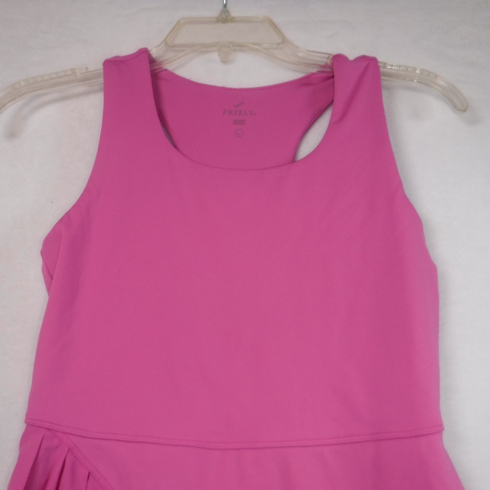 Freely Pink Athletic Dress‎ Junior's Large Racerback Pleated Tennis Skort - Picture 10 of 13